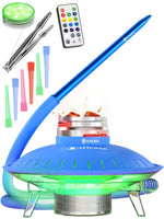 Load image into Gallery viewer, Premium Portable Blue Hookah Set Blue Hookah Set UFO With Everything