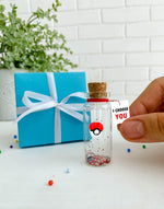 Load image into Gallery viewer, Cute Anniversary Present For Girlfriend or Boyfriend Unique Game Inspired Romantic Bottle Anniversary Love Wish Jar (No Box I Choose You)