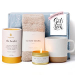 Load image into Gallery viewer, Comforting Care Package for Women Organic Self Care Get Well Soon Gift Basket