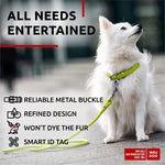 Load image into Gallery viewer, Ultra Soft Rolled Leather Dog Collar Neck 8 - 10 in Green Soft Padded Dog Collar