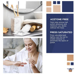 Load image into Gallery viewer, Nail Polish Remover Pads Pack of 100 Nail Polish Remover Wipes 2 ply Non Acetone