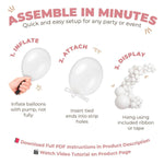 Load image into Gallery viewer, Balloon Garland Arch Kit 146 Pcs Dusty Pink Balloons for Baby Shower Birthday Gender Reveal Wedding Party DIY Kit