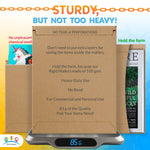 Load image into Gallery viewer, Brown Rigid Mailers 9.75 x 12.25 Inches. Pack of 25 Photo Mailer Envelopes. Flat Cardboard Mailers Self Seal. Sturdy Cardboard Photo Envelope. Recyclable Hard Shipping Envelopes