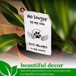 Load image into Gallery viewer, Garden Flag No Longer by My Side but Always in My Heart 4x8 Inch Angelic
