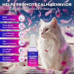 Load image into Gallery viewer, Calming Pheromone Spray Scratch Repellent for Cats 100 ml 2 pack Reduces Scratching Furniture Pee During Travel Fireworks Thunder Vet Zone Helps with Stress Fighting Hiding