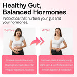 Load image into Gallery viewer, Myo Inositol D Chiro Inositol Supplement for Women Hormone Balance Healthy Ovarian Support 40:1 Myo Inositol Blend with Folate Vitamin D3 B12 & 20 Billion CFU Probiotics 60 Capsules