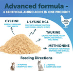 Load image into Gallery viewer, L-Lysine Powder for Cats 900 mg per Serving Immune Support