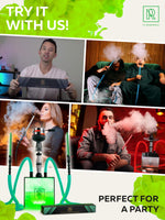 Load image into Gallery viewer, Hookah Hose Green with Hookah Adapter Mouthpiece Cleanable Green Hookah Hose