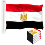 Load image into Gallery viewer, Egypt Egyptian Flag 3x5 Ft 5Pack 150D Printed Polyester By G128