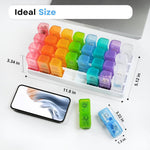 Load image into Gallery viewer, Monthly Pill Organizer 2 Times A Day 30 Day Medicine Organizer Large Pill Case