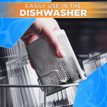 Load image into Gallery viewer, Perforated Stainless Steel Chopstick Holder – Drying Basket for Chopsticks & Utensils Compact Oval Design with Hook for Kitchen Organization Easy Storage and Utensil Drying Sturdy & Dishwasher Safe