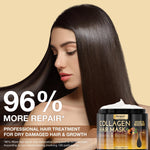 Load image into Gallery viewer, Hair Mask for Dry Damaged Hair with Collagen Biotin Argan Oil Helps Repair Hair