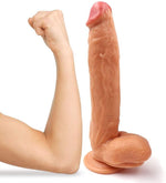 Load image into Gallery viewer, Large Dildo Super Long Realistic with Hands Free Suction Cup Waterproof 11.8