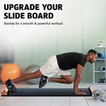 Load image into Gallery viewer, Slide Board Booties 2 Pairs for Hockey Slide Board or Fitness Slide Boards Smooth Gliding Improve Skating Stride Speed Agility