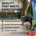 Load image into Gallery viewer, Waterproof Dog Collar Adjustable Medium Dogs 10–16 in Neck x 4/5 in Green