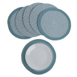 Load image into Gallery viewer, The Fine Living Co. Braided Cotton Placemats (Set of 6 13.5 Inches) Washable Anti Slip Heat Resistant Mats Boho Woven Round Table Mats for House Decor Kitchen and Dining