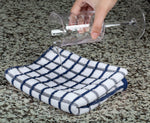 Load image into Gallery viewer, Premium Dish Towels for Kitchen with Hanging Loop 8 Pack Heavy Duty 16x26in Blue