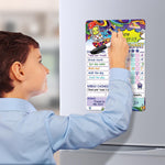 Load image into Gallery viewer, Magnetic Chore Chart for Kids 9x12 in Dry Erase Chore Chart Magnetic Weekly