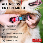 Load image into Gallery viewer, Nylon Dog Collar Adjustable Dog Collar for Large Dogs Small & Medium Dogs Breakaway Puppy Collars for Large Breed Dogs Boy & Girl Dog Collars with Durable Plastic Buckle and QR Dog Tag