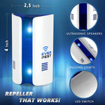 Load image into Gallery viewer, Ultrasonic Pest Repeller Plug in Electronic Insect Control Up to 1800 sq ft