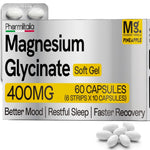 Load image into Gallery viewer, Magnesium Glycinate Softgels 400mg Sleep Softgels for Kids & Adults Magnesium Glycinate High Absorption for Muscle Recovery Better Sleep & Relaxation 60 Count Pineapple