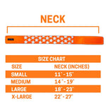Load image into Gallery viewer, Reflective Dog Collar XL Size Adjustable Blaze Orange