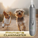 Load image into Gallery viewer, Dog Nail Grinder with LED Light Grey Rechargeable for Large Medium & Small Dogs