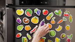 Load image into Gallery viewer, 31 Foam Fridge Magnets for Toddlers 13 years Fruits and Veggies Magnets