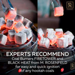 Load image into Gallery viewer, New 26 mm Hookah Charcoal Hookah Coals for Hookah Coconut – XL Pack 80 Count & 1.2 KG (2.6 lbs) – Premium Quality – 100% Natural Coconut Hookah Charcoal Cubes – NOT Quick Light