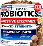 Load image into Gallery viewer, Probiotics for Dogs 170 Chews Bacon Flavor Immune Support Gut Health Chews
