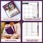 Load image into Gallery viewer, 2025 Appointment Book & Planner 6.5x8.5 inch Large Tabbed Daily Hourly Weekly