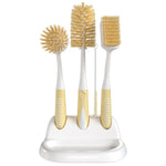 Load image into Gallery viewer, Dish Brush Set of 5 with Convenient Holder Bottle Water Brush Dish Scrub Brush Scrubber Brush and Straw Brush Kitchen Scrub Brushes Non Slip Long Handle for Sink Dishes Cup Pot