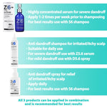 Load image into Gallery viewer, S6 Active Professional Anti Dandruff Shampoo with Tea Tree Oil 1% Pyrithione Zinc and 5% Salicylic Acid Natural Itchy Scalp Treatment (13.53 fl oz) for Men and Women