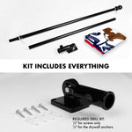 Load image into Gallery viewer, Combo Pack 6 Ft Tangle Free Spinning Flagpole and Iowa IA State Flag 3x5 ft