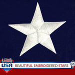 Load image into Gallery viewer, American USA US Flag 4x6 ft Deluxe Embroidered Stars Sewn Stripes Brass Grommets