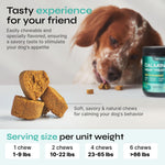 Load image into Gallery viewer, Calming Chews for Dog Anxiety Relief Calming Treats for Dogs Stress Separation