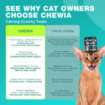 Load image into Gallery viewer, Cat Calming Treats 500 Crunchy Calming Cat Treats with Melatonin for Cats Valerian Root LTheanine Taurine & Probiotics Cat Vitamins and Supplements for Stress Anxiety Relief All Breeds