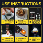 Load image into Gallery viewer, Bubble Mixture for Smoking Gun Cocktail Edible NONtoxic 8oz for Smoker Machine