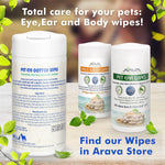 Load image into Gallery viewer, Pet Eye Wipes for Dogs Cats Puppies Kittens 100 Count Natural Medicated Remove