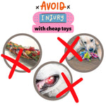 Load image into Gallery viewer, Chelsy's Toys 3 in 1 Enrichment Tube for Dogs Tug Toy Treat Dispenser & Snuffle Ball Durable Rope Dog Toy Interactive Dog Treat Puzzle for Large Dogs & Puppies (Blue)