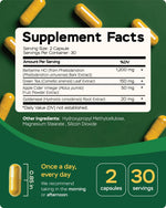 Load image into Gallery viewer, Berberine HCL 1200mg & Japanese Green Tea Extract 150mg Supplement for Metabolic Support with Apple Cider Vinegar & Goldenseal Body Composition Digestive & Immune Support 60 Capsules