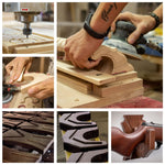 Load image into Gallery viewer, Gun Rack Wall Mount Wenge Hold Up Displays Horizontal Gun Rack and Shotgun