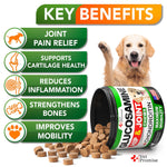 Load image into Gallery viewer, Glucosamine for Dogs Hip and Joint Supplement for Dogs 120 Mobility Chews