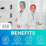 Load image into Gallery viewer, Green Bouffant Caps 18 Inch Pack of 100 Non Woven Hair Caps with Elastic Band Breathable Disposable Polypropylene Hats. Unisex Protective Hair Covers for Food Service