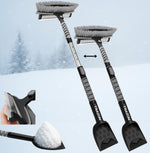 Load image into Gallery viewer, Tra42.4 inch Extendable Snow Brush Mini Snow Shovel Ice Scraper for Car Windshield with Foam Grip for Cars SUV Trucks Detachable ar Scraper No Scratch Heavy Duty Long Handle Ice Remover