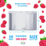 Load image into Gallery viewer, Thermal Bubble Mailer 13.75 x 10.5 Inch Pack of 10 Metallic Bubble Envelopes Foil Insulated Mailers for Cold Shipping. Padded Envelopes Waterproof. Cold Insulated Shipping Bags