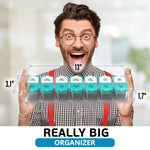 Load image into Gallery viewer, Extra Large Weekly Pill Organizer XL Daily Pill Box 7 Day Am Pm Pill Case