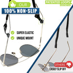 Load image into Gallery viewer, Eye Glasses String Holder Straps 4 Pcs Sports Sunglasses Black Cords NonSlip