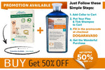 Load image into Gallery viewer, Arava Flea & Tick Collar for Dogs & Puppies Length 22'' 11 Natural Active Ingredienhanced Control & Defensents Safe for Babies & Pets E