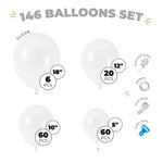 Load image into Gallery viewer, Balloon Garland Arch Kit 146 Pcs Clear Balloons for Baby Shower Birthday Gender Reveal Wedding Party DIY Kit
